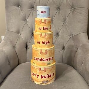 Pottery Barn cardboard stackable toy